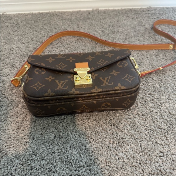 Brown small handbag - Picture 4 of 6